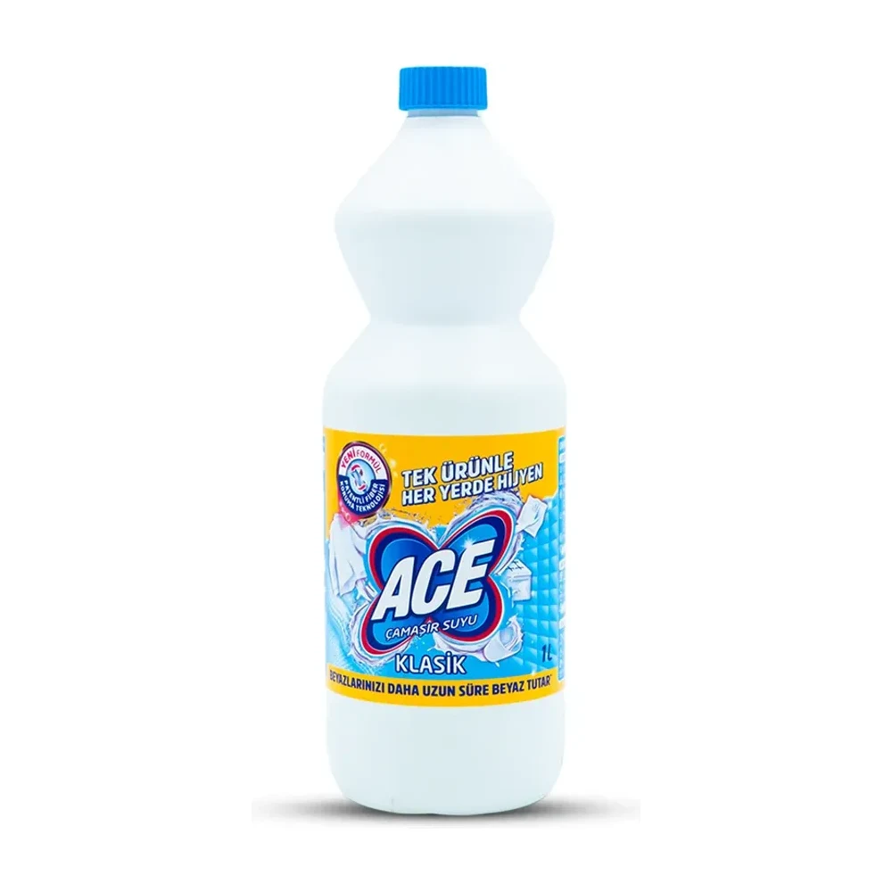Ace 1000ml çamaşır suyu klasik*18
