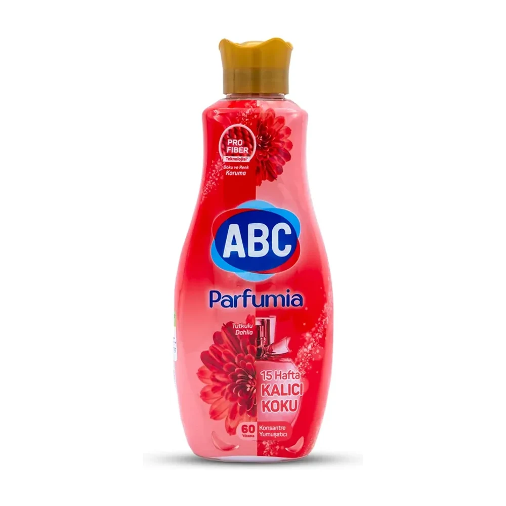 Abc 1440ml konsantre yumuşatıcı tutkulu dahlia kırmızı*9